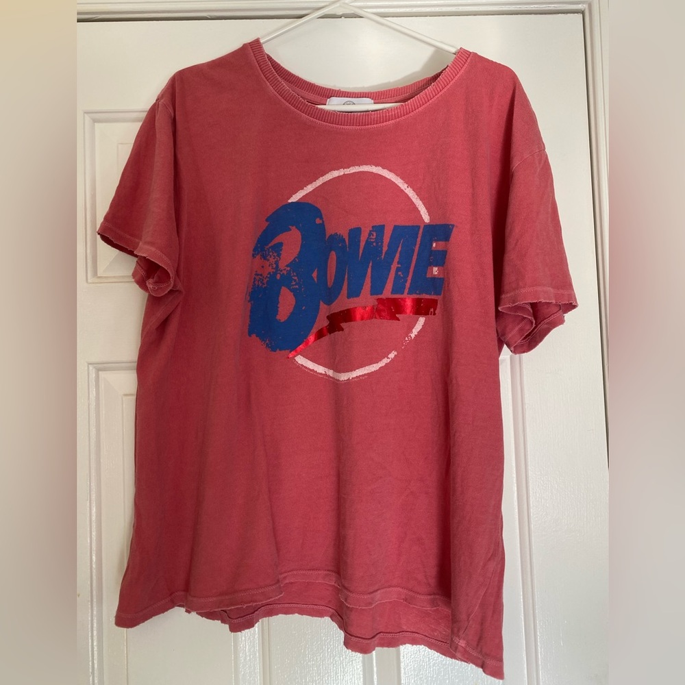 David Bowie distressed T-shirt
